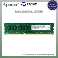 Apacer DIMM 8GB DDR3L 1600Mhz PC3L-12800 Desktop PC RAM