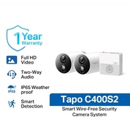 TP-Link Tapo C400S2 | 1080P | FHD | IP65 | Smart | Wire-Free | Hub | CCTV | System Security Camera