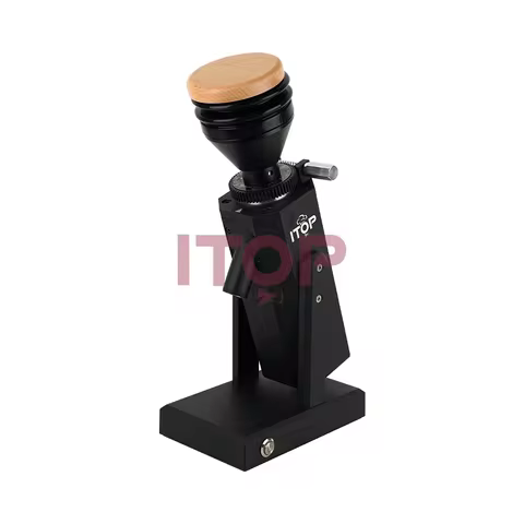 ITOP40S Coffee Grinder New Look Upgraded Stepless Adjustment 40mm Titanium Burr Metal Bean Hopper 75