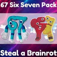 67 Steal a Brainrot Plush Toy Cartoon Stuffed Doll Collectible Figures Great Birthday Christmas Gift