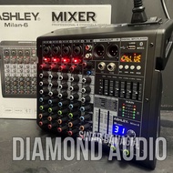 mixer audio 6 channel ashley milan 6 original mixer ashley milan6 cod