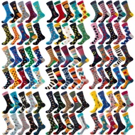 Men's Fun Dress Socks,Colorful Funky Socks for Men（10Pairs）