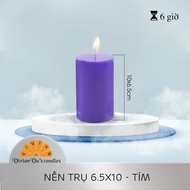 Nến Trụ Tròn VIVIAN Vivian Vus Kích Thước 6.5x10cm - Nến Nghệ Thuật Trang Trí VIVIAN