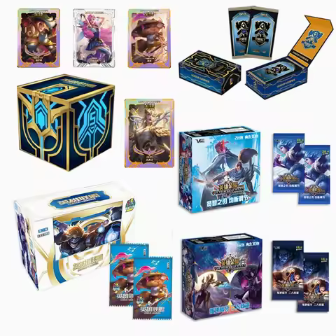 League of Legends Collection Card Kids Toys Gift Winning Signature Hollow LOL Game Cards EDG Goddess