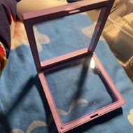 紫色 展示盒pe薄膜懸浮 收納盒 透明首飾盒 手鏈包裝盒 purple accessories display storage box PE tape