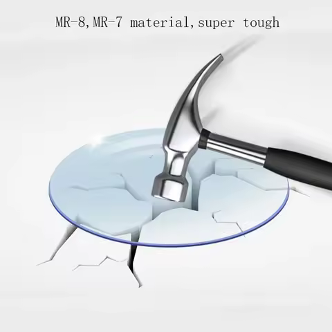 CAIDERONI Super Tough MR-8 Lenses Anti-blue Ray Anti-scratch Aspheric Prescription Lenses Anti Refle