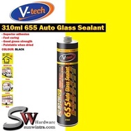 655 Auto Glass Sealant with/without Black Primer 310ml（V-TECH)#VT-655