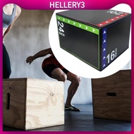 [HelleryQ] 3 in 1 Plyometric Jumping Box Jump Training Tool Exercise Box for Gym Home