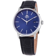 [Powermatic] Orient RA-AC0E04L Automatic Blue Dial Leather Strap Water Resistance Classic Unisex Watch