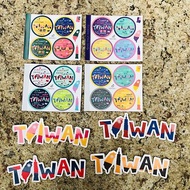 我是台灣人系列-我來自台灣-亞洲歐洲多國語言-行李箱貼紙