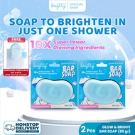 2 Pcs Brighty Glow & Bright Bar Soap