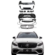 Competitive price car bumper for Mercedes-Benz 2016+ X253 GLC Class to GLC63 AMG bodykit front rear 