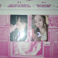 Photocard OFFICIAL LESSERAFIM YUNJIN EUNCHAE YUNJIN COMPACT ANTIFRAGILE EUNCHAE WEVERSE UNFORGIVEN E