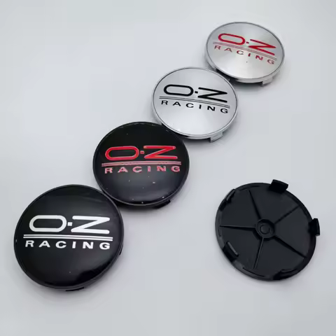 4pcs 68MM Clips 63MM O.Z OZ Racing Logo Badge Car Wheel Center Caps Hub Cap OZ Wheels Cap Rim Hubcap
