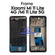 MESIN Middle Bone Frame Xiaomi Mi11 Lite 4G/Mi 11 Lite/M2101K9AG/M2101K9AI - Engine & LCD Mount