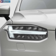 2 Pcs Car Front Light Transparent TPU Sticker Headlight Protective Film For Volvo XC90 XC40 XC60 S60