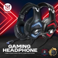 ONIKUMA K1B PRO Gaming Headset Headphone Compatible PS4 Games 3.5mm Stereo Bass for PC Computer Phon