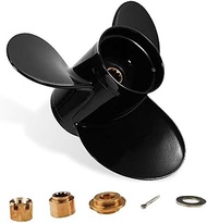 Propeller 9 1/4 X 9 Pitch with Hub Kit for Suzuki Outboard 9.9 15 HP DT9.9 DT15 DF8 DF9.9 DF15 Boat 