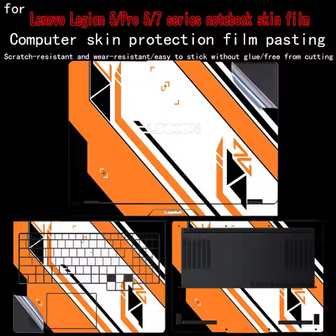 For Lenovo Legion 5 15AHP10/15AKP10 laptop skin film for Legion Pro 5 16ADR10/Pro 7 16AFR10H vinyl s