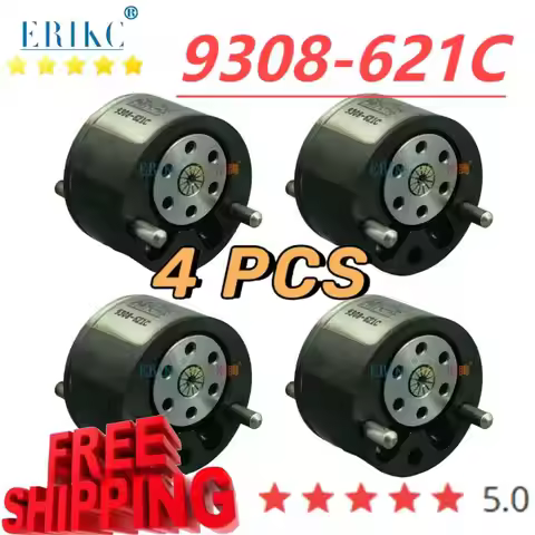 4 PCS 9308-621C Injector Valve 28239294 28440421 Common Rail Valve 9308Z621C 28538389 Black Coating 