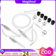 magideal 2 Pieces One-Way Brake Bleeder Hose Kit Leak-Proof Brake Bleeder Hose with Check Valve Univ