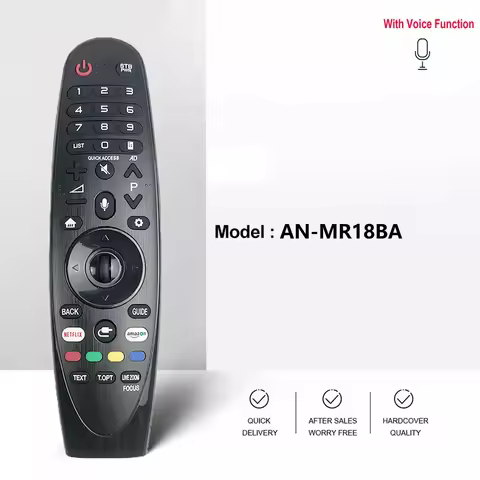 AN-MR18BA Magic Voice Remote Control for LG 4K OLED UHD TVs: W8 E8 C8 B8 SK9500 SK9000 UK7700 UK6500