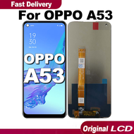 LCD OPPO A53 Original Touchscreen / 9H Kekerasan Permukaan / Meningkatkan Kecerahan / Mencegah Layar Meledak / FHD Definition Kualitas Kualitas Terbaik