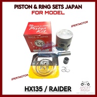 HONDA HX135 RAIDER PISTON AND PISTON RING SETS JAPAN STD/025/050/075/100/125/150/175/200 FULL SET