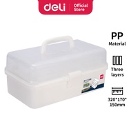 Deli Large Art Toolbox Kotak Peralatan Seni 68303 68302