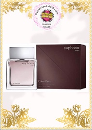 Calvin Klein CK Euphoria EDT 100ml for Men (Tester W/O Cap/Retail Packaging) - BNIB Perfume/Fragrance