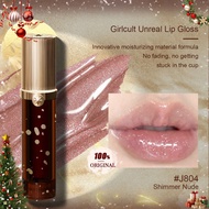 Unreal Lip Gloss J804 Shimmery Nude, Long-Lasting High-Shine Glittery Liquid Lipstick, High Color Pa