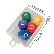 Squid Game 2 เกมปลาหมึก 2 Gonggi Stones 3D เกมเกาหลีดั้งเดิม ชุดหิน 5 สี ของเล่นเด็ก ของขวัญวันเกิด