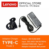 Original 65 Watt Type C Thinkpad Series & Yoga Series Charger Adapter