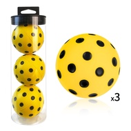 Silent Pickleball Balls Quiet Foam Practice Balls with Exact Real Ball Bounce Soft PU Material for I