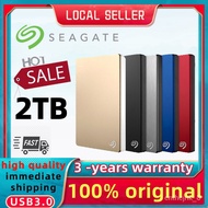 SSD 【Local Ship】Seagate External Hard Drive Expansion USB 3.0 HDD 1TB、2TB Portable 2.5" Hard Drive