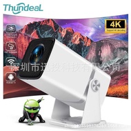 4K Full HD Projector F H D T 8 0 W Android i 3 Home Courtyard Portable Beam