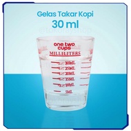 Expresso Glass Coffee Measuring Cup 30ml KP345