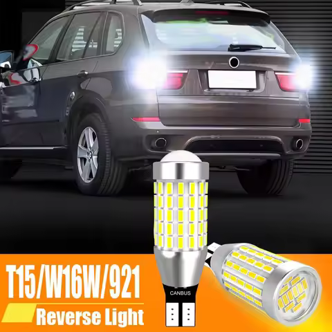 2pcs LED Reverse Light Blub Lamp W16W T15 921 Canbus For BMW F12 F13 F06 E65 E66 E67 F01 F02 F03 F04