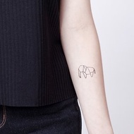 Surprise Tattoos / 摺紙大象 刺青 紋身貼紙