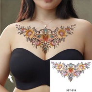 Sticker Tattoo Tato Tatto Temporer Temporary Tahan Air Anti Air Motif NAGA BESAR HITAM Dada