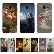 B2-Flying Figure theme Case TPU Soft Silicon Protecitve Shell Phone Cover casing For Samsung Galaxy j5 2017/j5 pro 2017/j7  2017/j7 2018/j7 pro