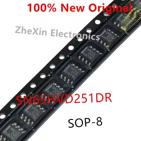 10PCS/Lot SN65HVD251DR VP251 、SN65HVD255DR HVD255 、SN65HVD256DR HVD256 New bus CAN transceiver chip 