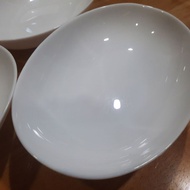 Good condition Yamazaki Arc France Oval serving dish bowl (sold per piece, 5 available) like arcopal