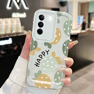 Case For VIVO V29 5G V29 Pro 5G V27 5G V27 5G Strawberry Flower Phone