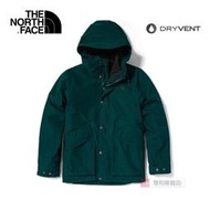 ★滿3000免運★[雙和專賣店] THE NORTH FACE 男 DV刷毛兩件式外套/7QSZ/綠.黑