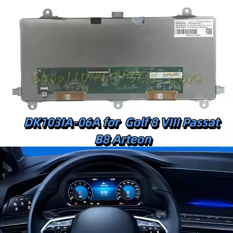 DK103IA-06A VPLVAF-10D922-AE 10.3 inch LCD Display Screen for Golf 8 Dashboard Instrument Cluster fo