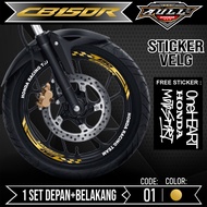 Cutting Sticker Velg CB 150R - Sticker Accessories Cutting Sticker List Velg Motor Honda CB 150R CB 