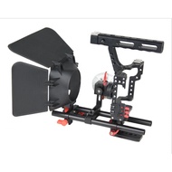 Bestselling Camera Cage Kit with Follow Focus Matte Box for A7 CAGE SET for DSLR GH4 A7S A7 A7R A7RI