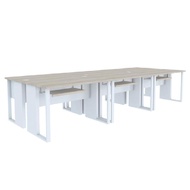 INDEX LIVING MALL โต๊ะคอมพิวเตอร์ 6 ที่นั่ง รุ่นเวคตร้า