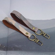 各種配件 植鞣頭層牛皮鑰匙扣 伸縮繩 掛頸繩